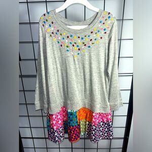 Mimi & Maggie Gumballs multi colored girl’s long sleeve dress size 5 NWT